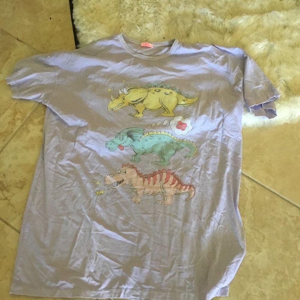 dolls kill Candystripper dinosaur Tee OS